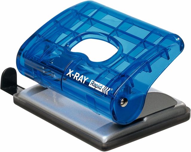 Perforatrice Rapid X-Ray 20 marquages avec feuilles de format, barre de guidage