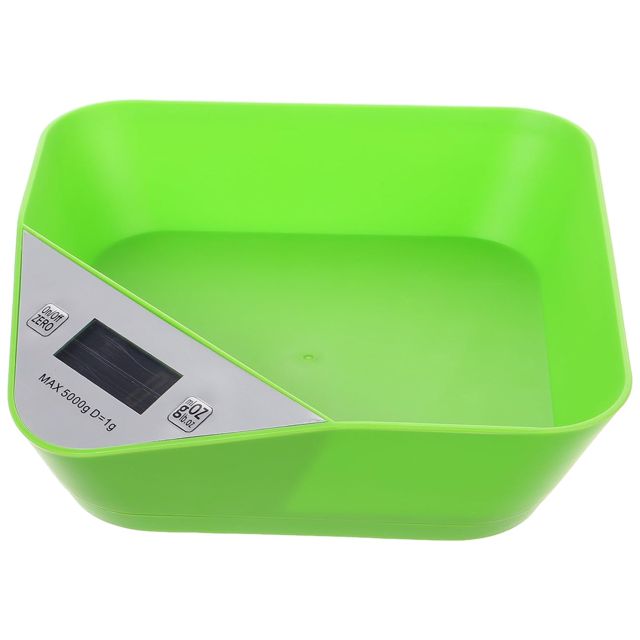 Balance Cuisine Numérique 5000g ABS Verte, Conversion G/ml/oz/lboz