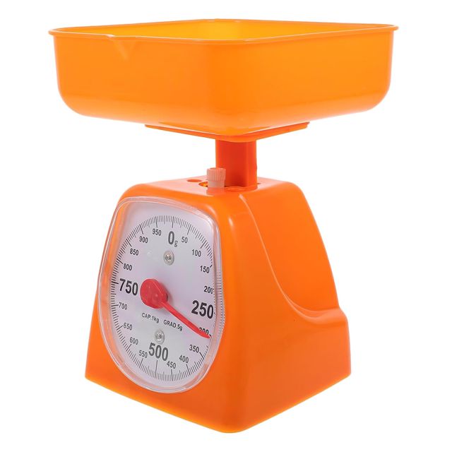 Balance Cuisine à Cadran en Plastique pour Pesée de Précision, 1kg