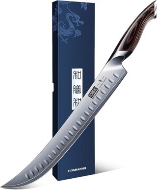 HOSHANHO Fusil a Aiguiser, Aiguiseur Couteaux de Cuisine de 30 cm