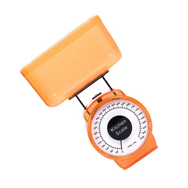 Balance Orange Mécanique 1kg en Cuisine Portable Plastique