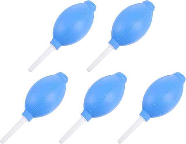 5 Pièces Souffleur D’air en Silicone Bleu pour Nettoyage