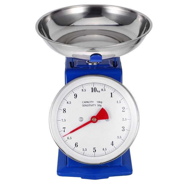 Acier Inoxydable Balance Cuisine 10kg Style Rétro, Mécanique