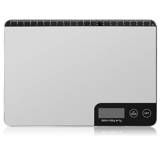 Balance Cuisine Numérique en Acier Inoxydable, 15 Kg