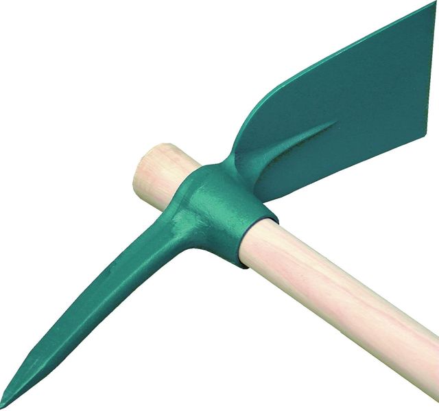 PIOCHE CANTONNIER OEIL ROND 1,4KG + MANCHE BOIS DIVERS 100 FORGES DE MAGNE - 213142