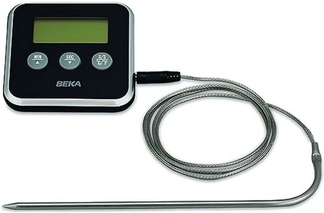 Beka Thermomeater Minuteur avec Thermomètre, Noir
