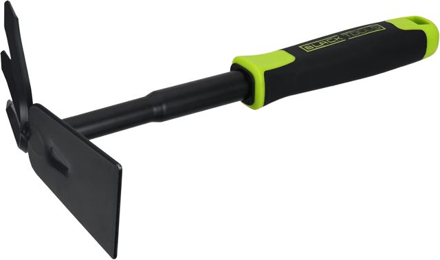 BLACK TOOLS® Garden Binette combinée | Pour ameublir et désherber | Poignée antidérapante | Protection contre la corrosion | Longueur 30 cm | Jardin, bacs, jardinières de balcon, parterres