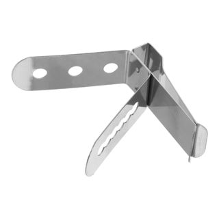 TOYANDONA Pince Solide Acier pour Thermomètre Inoxydable Cuisine 304 Clip de Support Sonde, Fixation Facile pour Barbecue et Cuisson et Pâtisserie