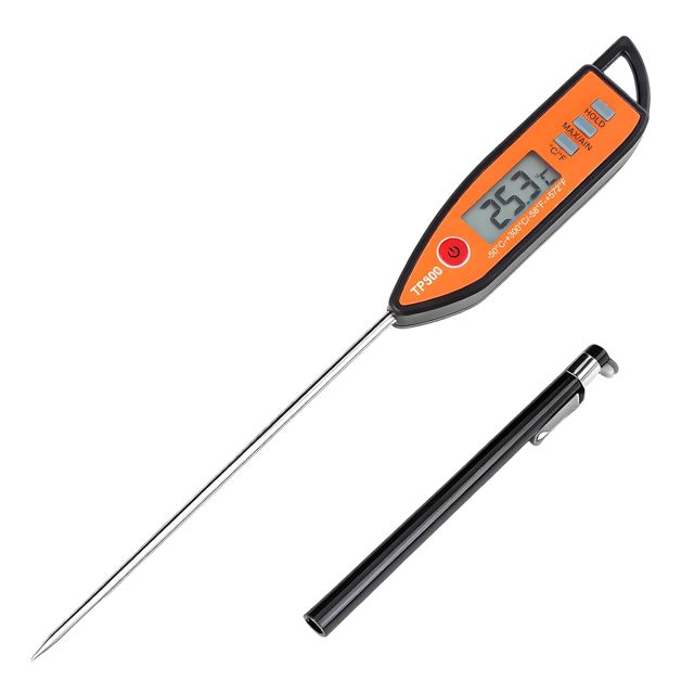 Thermomètre 127mm sonde LCD pour barbecue, pâtisserie, cuisine