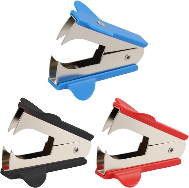 Lot De 3 Agrafe-découseurs en Forme De Pince, Conception en Métal Dur en Forme De U, Assortiment De Couleurs, Outils De Bureau Adaptés À La Maison, À L'école Et Au Bureau