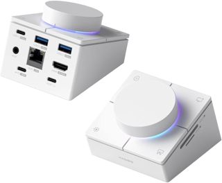 Hagibis Hub USB C 9 en 1 Bouton Volume RGB Station d'accueil USB 3.0