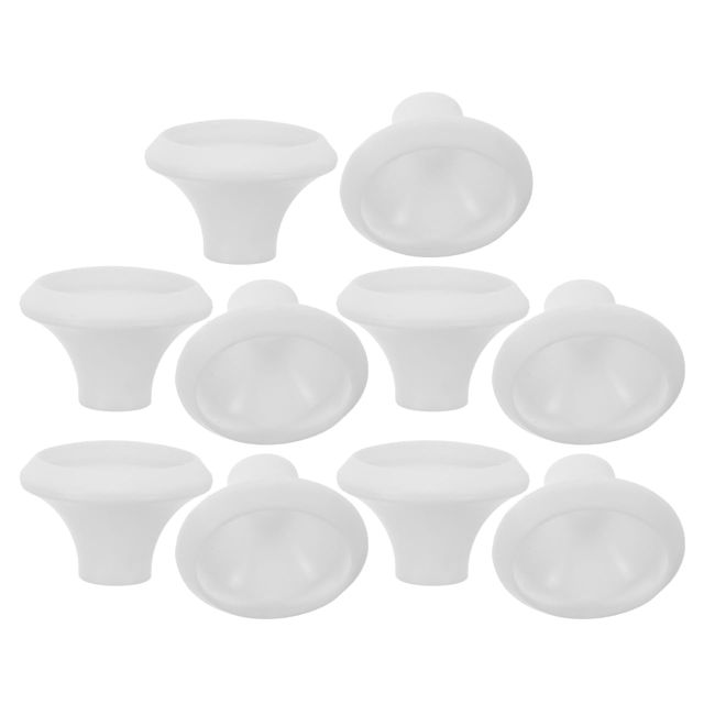 ABOOFAN Lot de 10 Manchons en Silicone Blanc pour Thermomètre Cuisine, Protection Étanche et Flexible pour Sonde, pour Barbecue en Extérieur