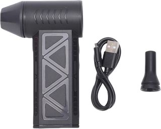 AMONIDA Dépoussiéreur D'air Réglable avec Lumière LED pour Diverses Utilisations, Séchage des Animaux Domestiques, Allumage du Barbecue | Interface de Type C