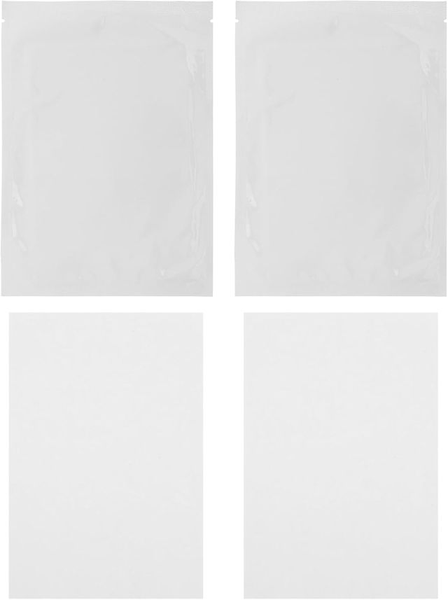 SHINEOFI Cartes de Nettoyage pour Lecteur de Cartes et Scanner de Chèques, Lot de 4, sans Démontage, Élimine Poussière et Huile, en Pulpe de Bois Polyester, pour Bureaux Financiers