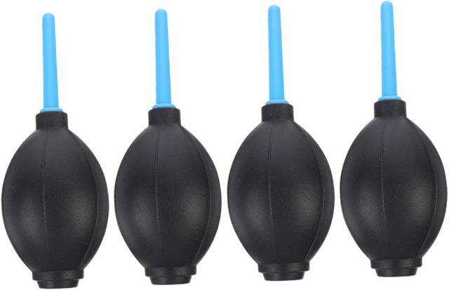 Toddmomy Souffleur d'air Nettoyeur pour Capteur Appareil Photo Professionnel, Équipement à Air Comprimé Portable, Lot De 4, Plastique Solide, Utilisation pour Nettoyage Objectif Et Clavier