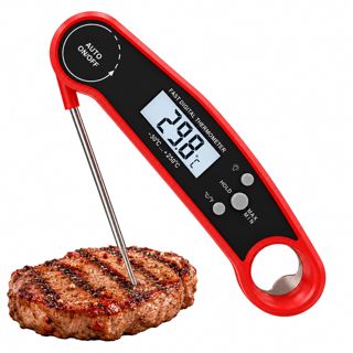 Thermomètre Cuisine Numérique, Thermomètre Viande à Lecture Rapide 2-3s