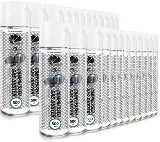 Fournitures de bureau 24x 500ml AABCOOLING Home&Office Bombe a Air Comprimé Gas Duster K2, Aérosol, Nettoyage de l'équipement de bureau, Dépoussiérant, Sans Fréon