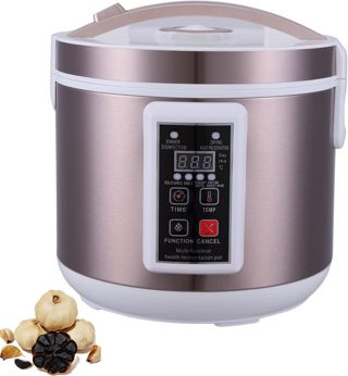 Fermenteur Ail Noir 5L avec Support Inox 2 Couches