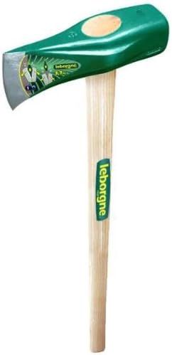 Leborgne Merlin Éclateur 2,5 kg Rouge Manche Bois PEFC 90 cm Acier Forgé
