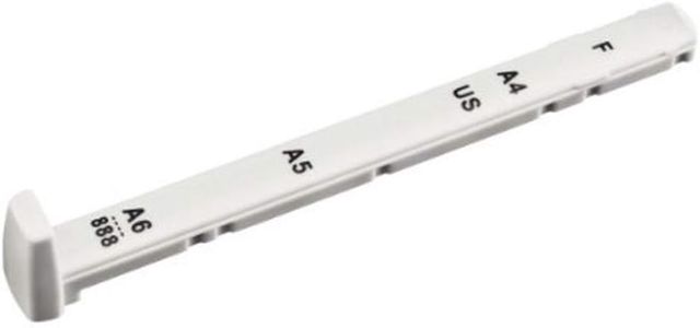 Leitz Rail d'arrêt, pièce de rechange pour tous Leitz Perforatrice NeXXT, rail de guidage de rechange, plastique, gris clair, 17270085