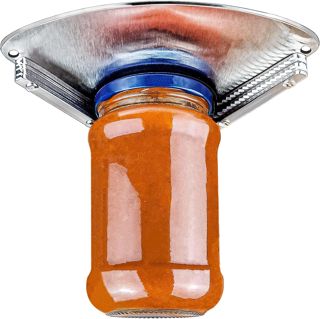 Latest Stainless Steel Jar Openers for Seniors, Under Cabinet Jar Opener Tool for Weak Hands, Under Counter Jar Lid Cap Opener, Easy Grip