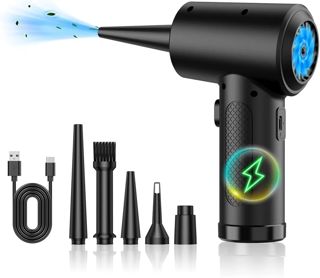 Air Nettoyeur Poussière sans Clavier MultiUsage USB Noir