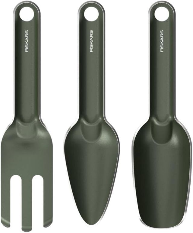 Fiskars Urban Plant Care, Set d'Outils de Jardinage, 3 Pièces