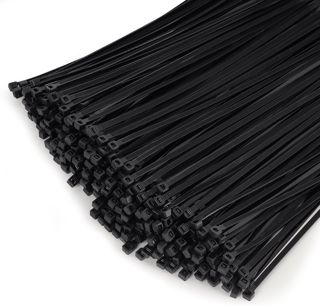 Collier de Serrage, Serflex Noir Resistant à La Traction De 18kg, Professionnelles Attache Câble Durable Résistant au UV Pour cable management, Jardinage, Atelier (100/150/200/300mm(1000 pièces))