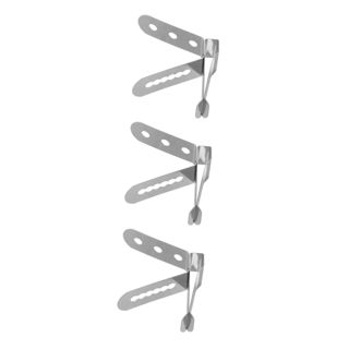ABOOFAN 3 Pièces Support pour Thermomètre Acier Inoxydable Pince Clip pour Fixation Pots et Tasses Maintien Stable pour de Température Cuisine Cuisson Grillades et Préparation de Boissons