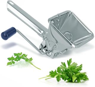 Metaltex Stainless Steel Rotary Herb Cutter, Silver