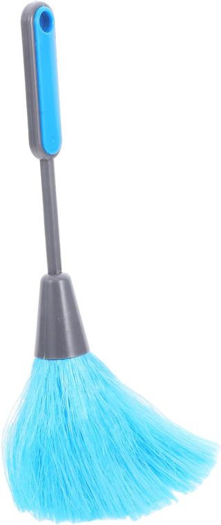 Brosse de Nettoyage Clavier Ordinateur Légère et Portable en PP Manche Bleu, Fiable pour Nettoyage Intérieur Bureau et Usage Domestique
