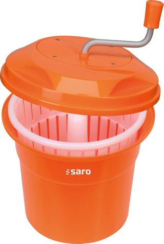 Saro - Rena 251 Essoreuse à Salade, 25 l, Mécanisme en Plastique Résistant aux Chocs, Passe au Lave-Vaisselle, Ø 430 mm, Séchage en Douceur