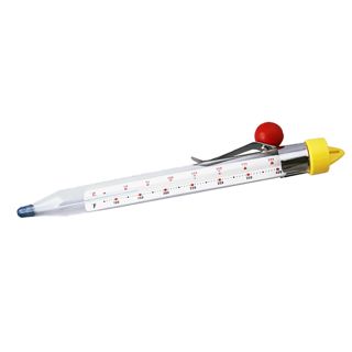 Thermomètre Cuisine en Verre Trempé à Clip, Cuisson