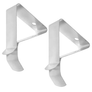 TOYANDONA Lot de 2 Pinces pour Thermomètre à Viande en Acier Inoxydable Réglables, Support de Thermomètre Café Compact et Léger, Accessoires Cuisine pour Barbecue et Cuisson Précise