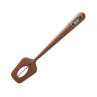 Spatule numérique thermomètre de cuisine en silicone outil de mélange avec thermomètre
