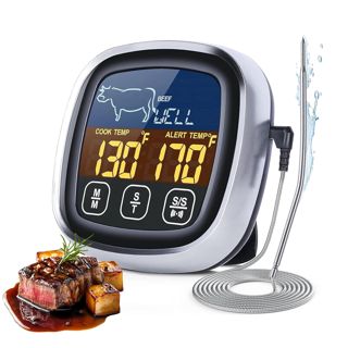 Thermomètre Pour Viande,Dispositif De Mesure Numérique,Thermomètre De Grille Imperméable | Pour La Viande, La Cuisine, Le Gril, Le Four, La Cuisson, La Maison, Le Steak, Le Rôtissage