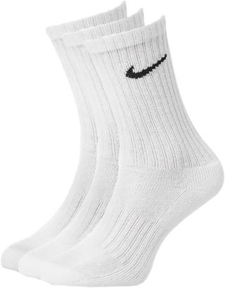 Nike U Nk V Cush Crew - 3p Value Socquettes Mixte (lot de 3)