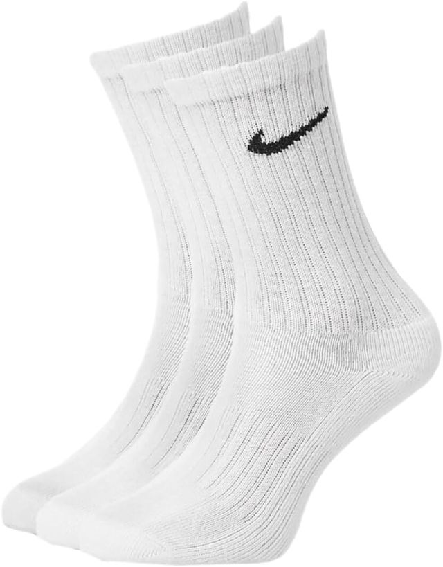 Nike U Nk V Cush Crew - 3p Value Socquettes Mixte (lot de 3)