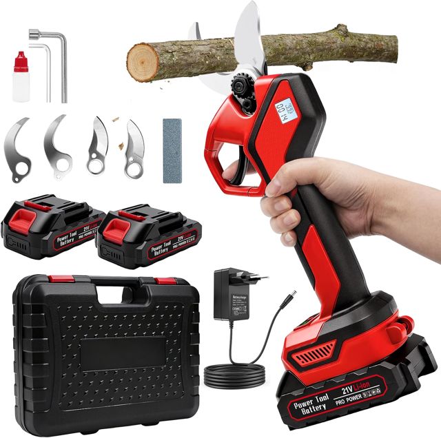 Sécateur Électrique Sans Fil 21V Horticole, Makita21V-Batterie Interface