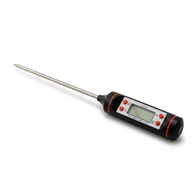 Cuisson numérique Thermomètre LCD de la marque PRECORN thermomètre à sonde cuisine thermomètre (utilisé pour la viande, friture, la cuisson, la bière, le vin, etc.)