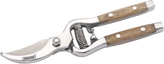 Draper 85188 210 mm Gamme Patrimoine Sécateur Bypass avec Manches en frêne FSC – Argent