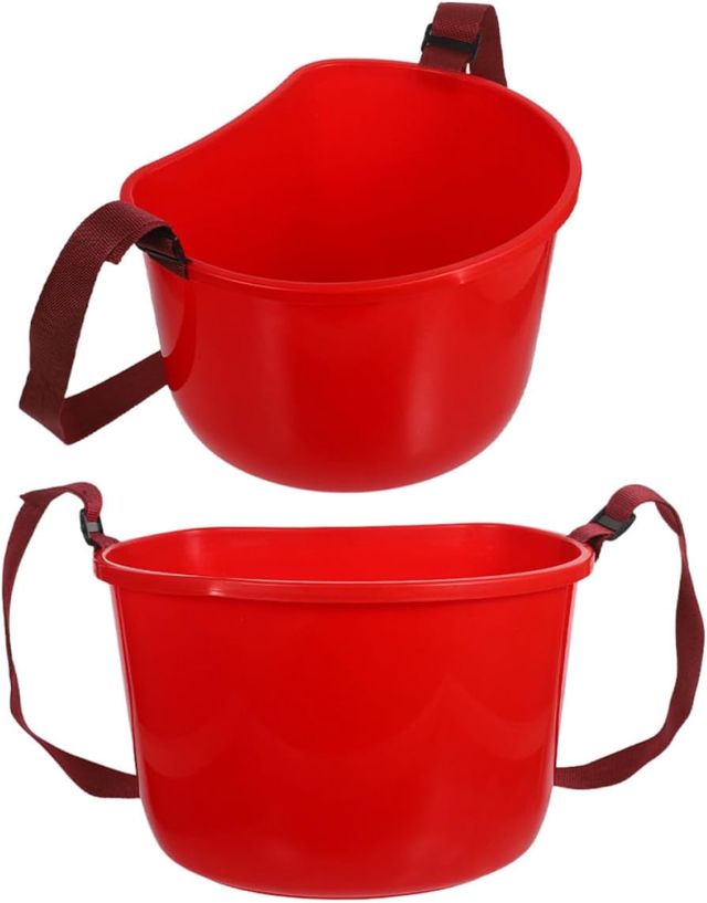 2 Pièces Seau de Cueillette à Dos avec Sangle Réglable
