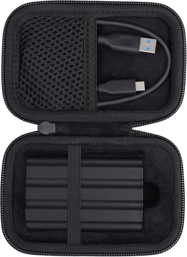 co2CREA Étui de Rigide pour Samsung SSD Externe T9/ T7 Shield Portable