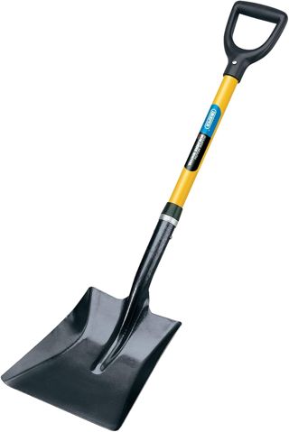 Draper 57567 Square-Mouth Shovel with Fibreglass Handle