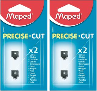 Maped - Lames de rechange pour rogneuse Precise Cut - Blister de 2 (Lot de 2)