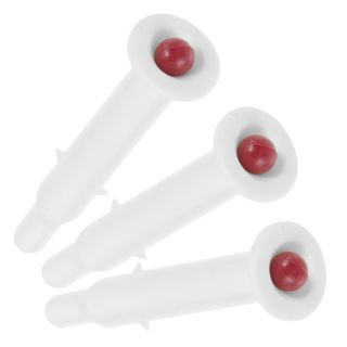 Thermomètre Pop-out Cuisine 3 Pièces en Nylon Blanc, Acier Inoxydable