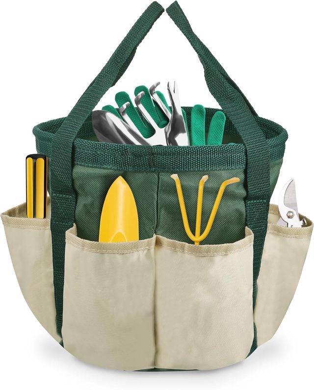 Yimomoyi Sac d'Organisateur d'Outil de Jardin avec toile Oxford imperméable