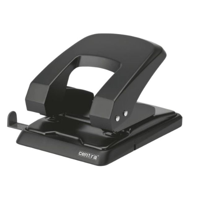 Centra, perforatrice en métal HP40, 2 trous, 40 feuilles, Noir, 623668
