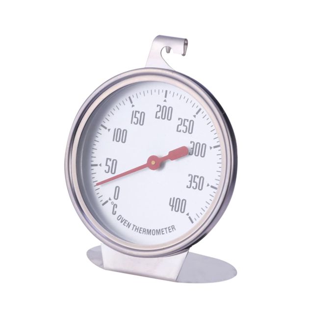 Thermomètre de Four 0-400 Acier Inoxydable, Lecture Précise la Cuisine