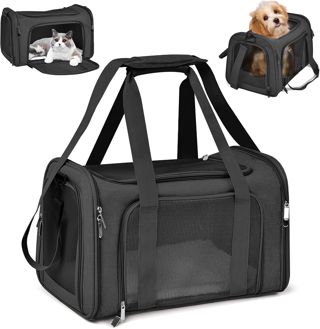 45x30x30 cm Sac de Transport avec Matelas Souple(Noir)